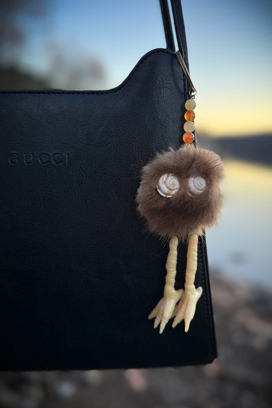 Real Fur Friend Bag Charm with Baba Yaga Legs