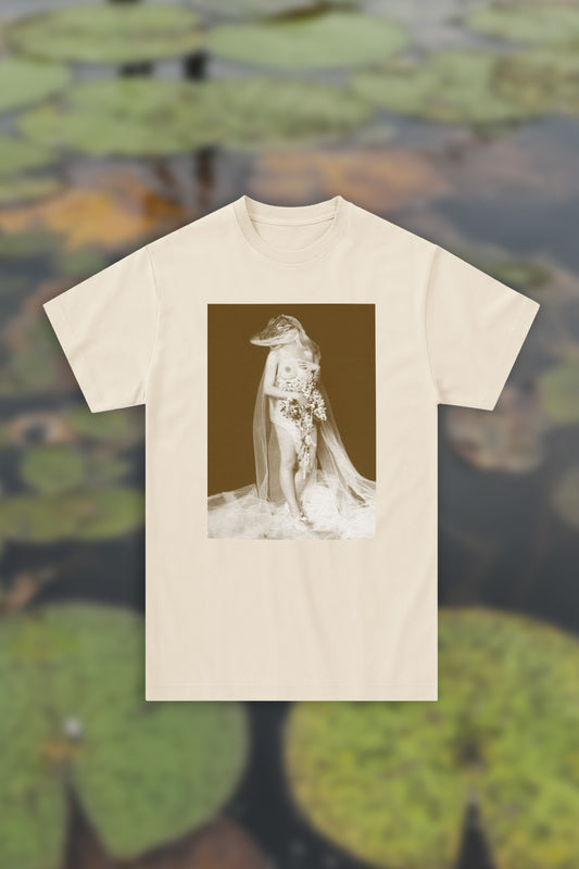 Topless Alligator Bride Short Sleeve T-Shirt