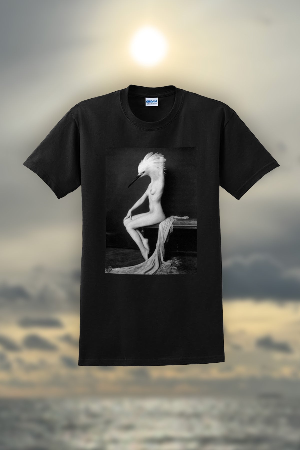 Naked Egret Short Sleeve T-Shirt